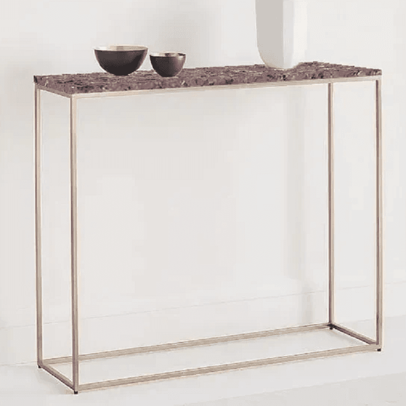 كونسول معدن بسطح جرانيت، 100*30*90 سم