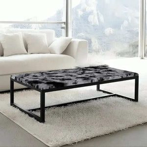 ترابيزة قهوة بسطح جرانيت 100*50*45 سم - LUS16 - Homix