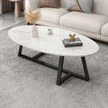 ترابيزة قهوة معدن بسطح جرانيت 100*50*45 سم - LUS31 - Homix