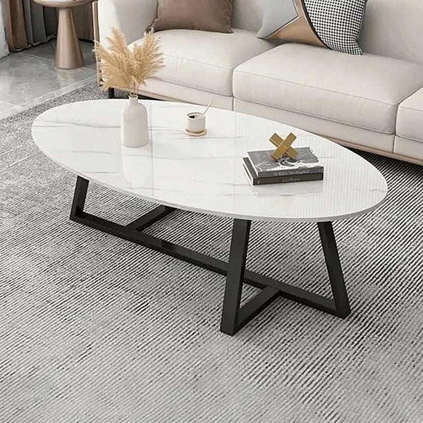 ترابيزة قهوة معدن بسطح جرانيت 100*50*45 سم - LUS31 - Homix