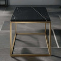 ترابيزة قهوة معدن بسطح جرانيت 100*50*45 سم - LUS60 - Homix