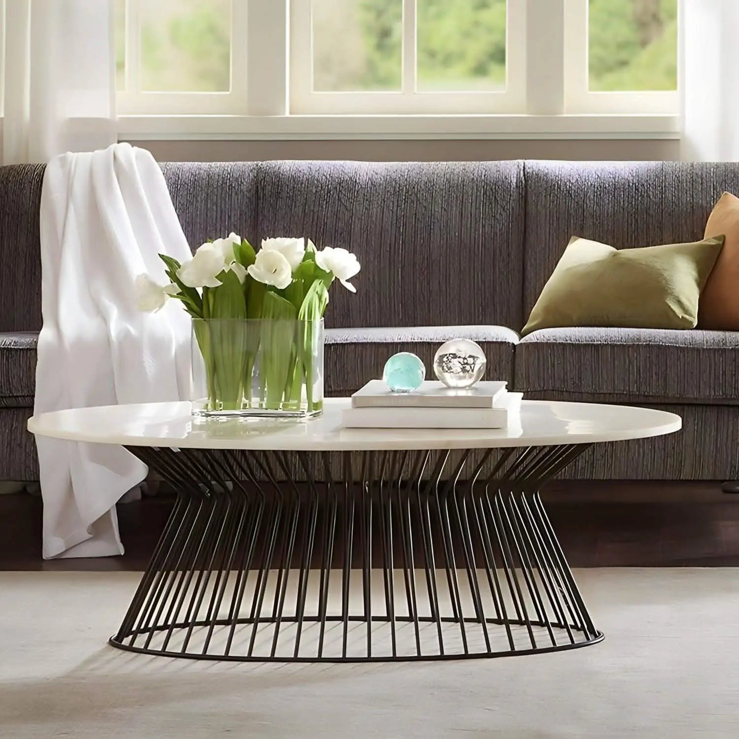 ترابيزة وسط معدن 100*100*45 سم - CH245 Cityhome