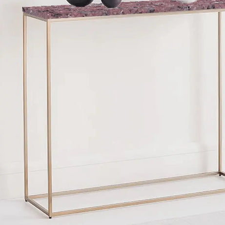 كونسول معدن بسطح جرانيت، 100*30*90 سم