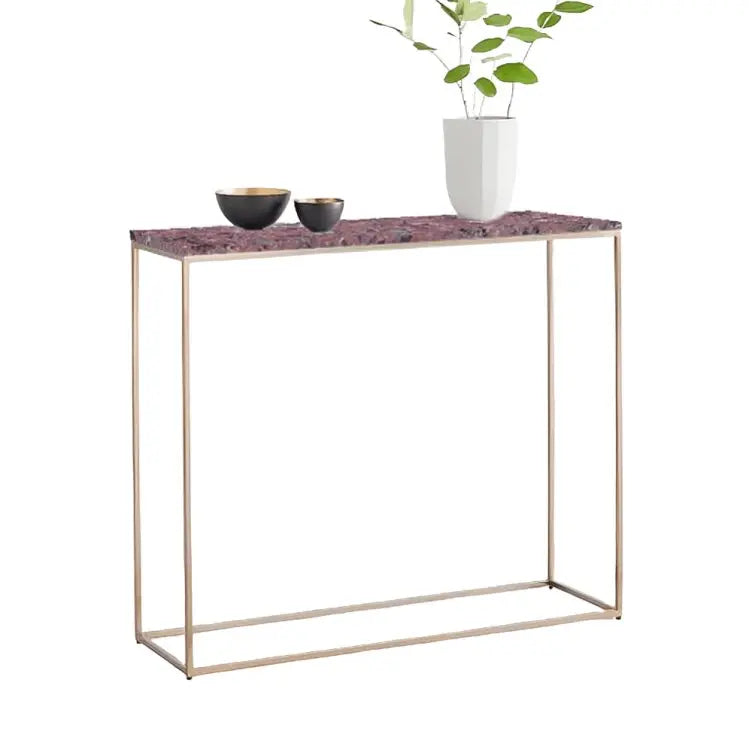 كونسول معدن بسطح جرانيت، 100*30*90 سم