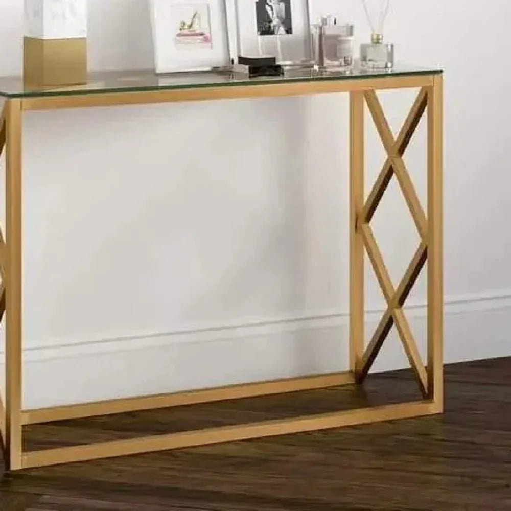 كونسول بسطح زجاج، 100*35*90 سم