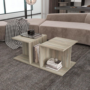 تسوق الأن من هومكس  ترابيزة قهوة ام دي اف 100*50*40 سم - ZAT1 بأفضل سعر وأفضل جودة 