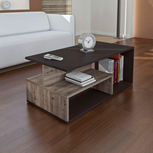 تسوق الأن من هومكس  ترابيزة قهوة ام دي اف 100*50*40 سم - ZAT13 بأفضل سعر وأفضل جودة 