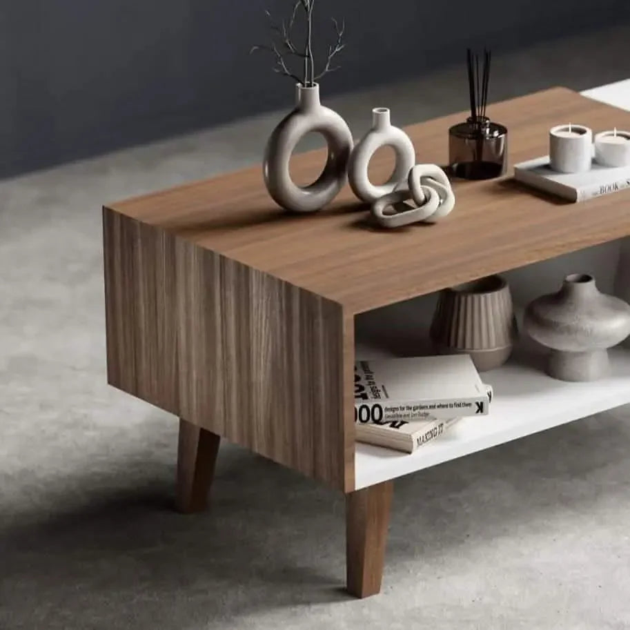 ترابيزة قهوة ام دي اف 100*50*43 سم - HOR8 - Homix