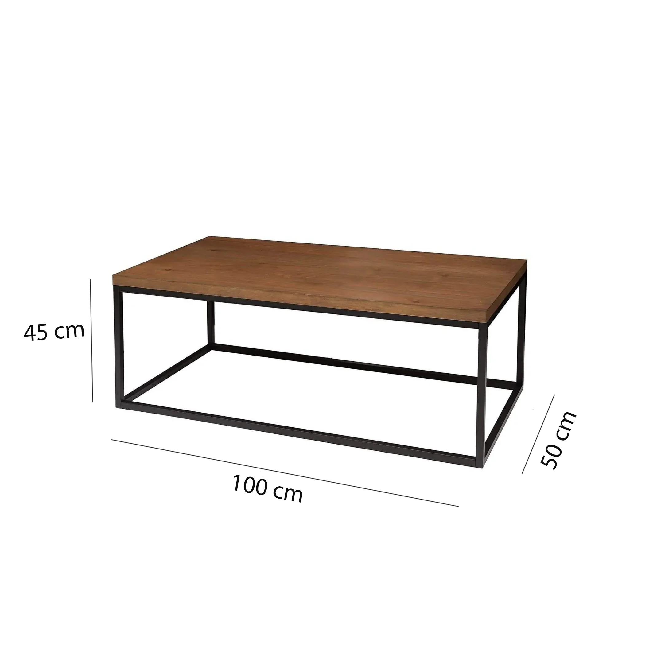 ترابيزة قهوة ستيل، 100*50*45 سم