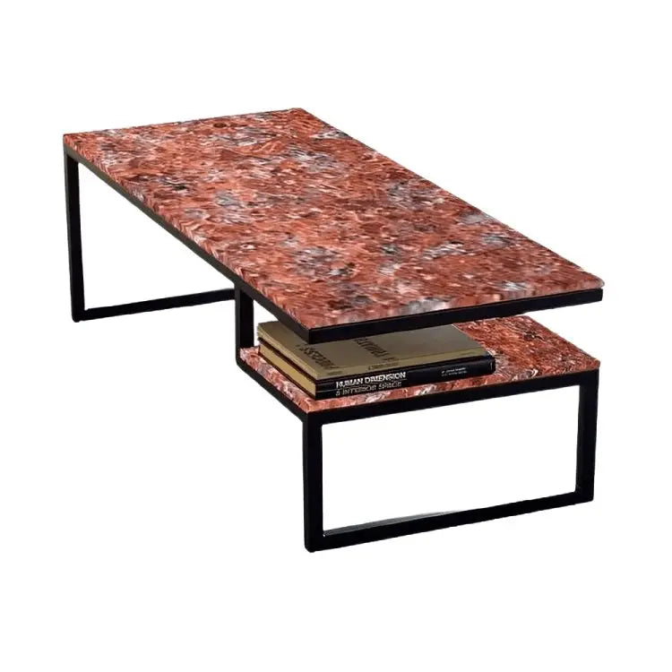 ترابيزة قهوة بسطح جرانيت 100*50*45 سم - LUS17 - Homix