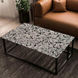 ترابيزة قهوة بسطح جرانيت 100*50*45 سم - LUS18 - Homix