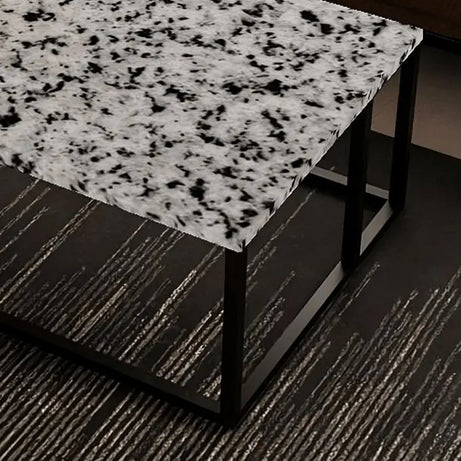 ترابيزة قهوة بسطح جرانيت 100*50*45 سم - LUS18 - Homix