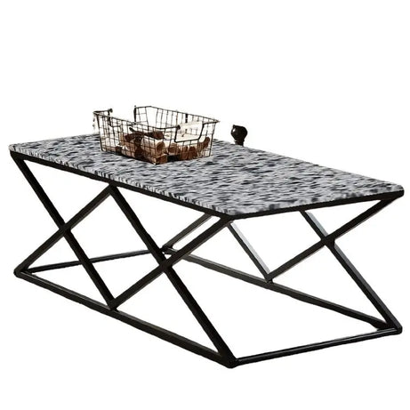 ترابيزة قهوة بسطح جرانيت 100*50*45 سم - LUS19 - Homix