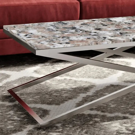 ترابيزة قهوة بسطح جرانيت 100*50*45 سم - LUS20 - Homix