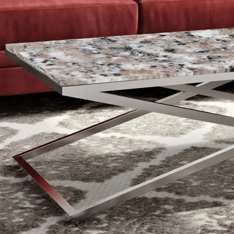 ترابيزة قهوة بسطح جرانيت 100*50*45 سم - LUS20 - Homix