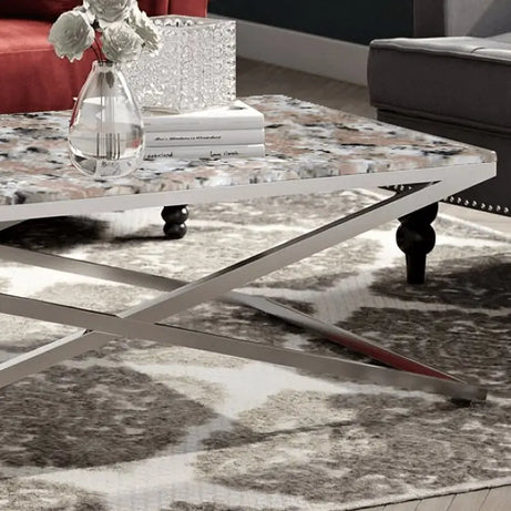 ترابيزة قهوة بسطح جرانيت 100*50*45 سم - LUS20 - Homix