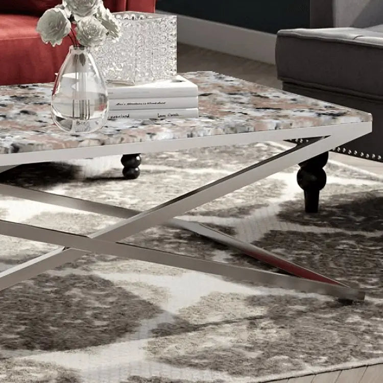 ترابيزة قهوة بسطح جرانيت 100*50*45 سم - LUS20 - Homix