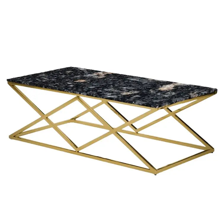 ترابيزة قهوة بسطح جرانيت 100*50*45 سم - LUS21 - Homix