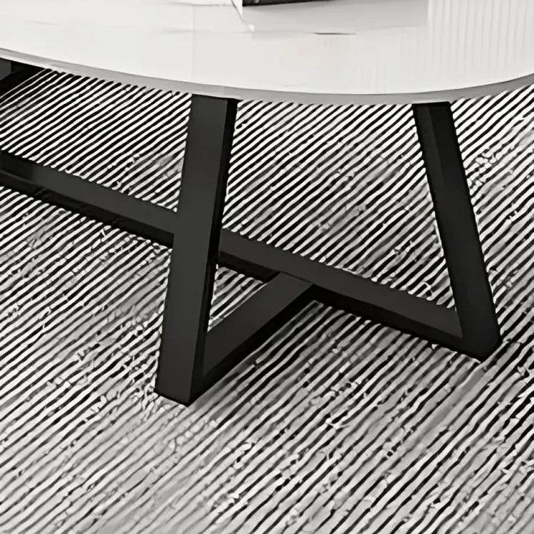 ترابيزة قهوة معدن بسطح جرانيت 100*50*45 سم - LUS31 - Homix