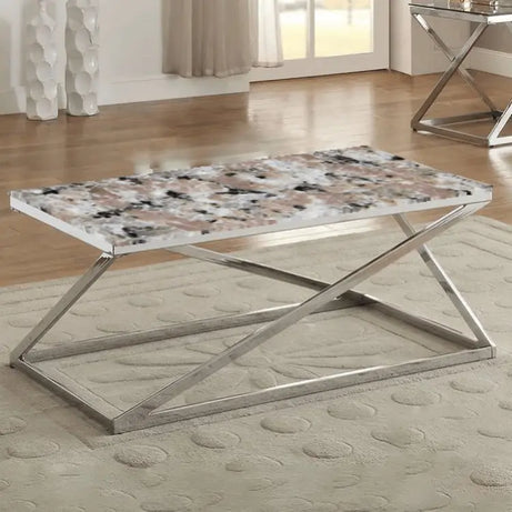 ترابيزة قهوة بسطح جرانيت 100*50*45 سم - LUS36 - Homix