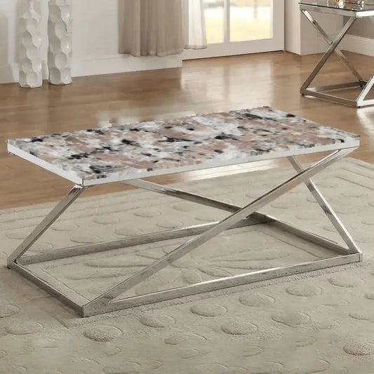 ترابيزة قهوة بسطح جرانيت 100*50*45 سم - LUS36 - Homix