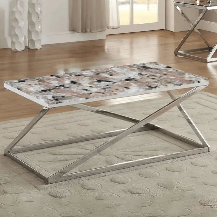 ترابيزة قهوة بسطح جرانيت 100*50*45 سم - LUS36 - Homix