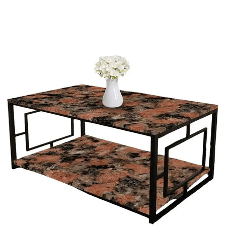 ترابيزة قهوة بسطح جرانيت 100*50*45 سم - LUS39 - Homix