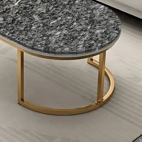 ترابيزة قهوة بسطح جرانيت 100*50*45 سم - LUS52 - Homix