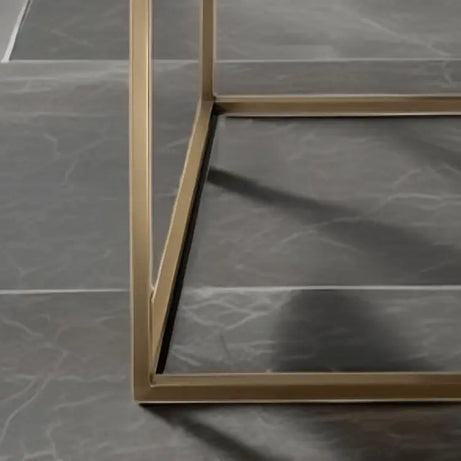 ترابيزة قهوة معدن بسطح جرانيت 100*50*45 سم - LUS60 - Homix