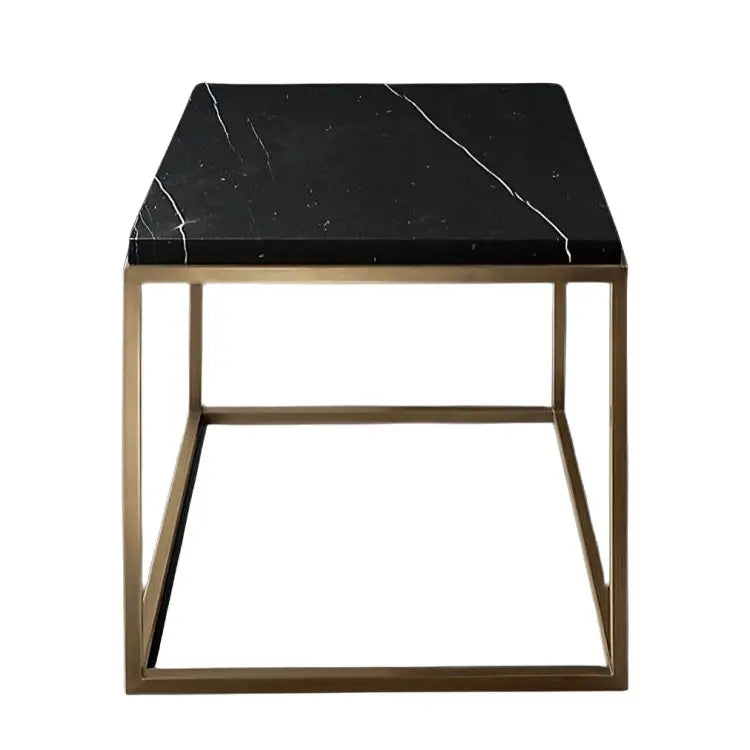 ترابيزة قهوة معدن بسطح جرانيت 100*50*45 سم - LUS60 - Homix