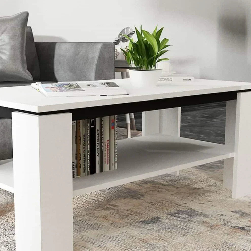 ترابيزة قهوة ام دي اف، 100*50*45 سم