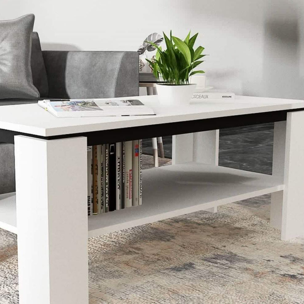 ترابيزة قهوة ام دي اف، 100*50*45 سم