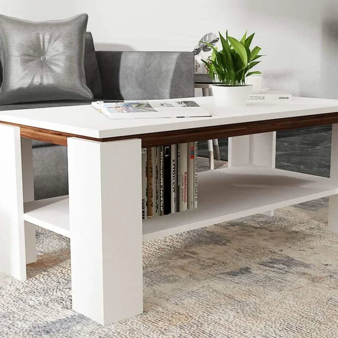 ترابيزة قهوة ام دي اف، 100*50*45 سم