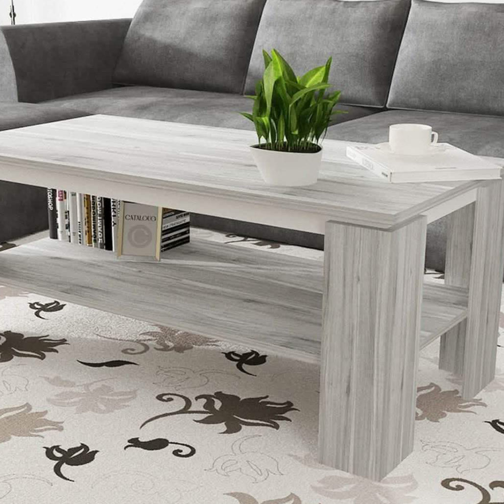 ترابيزة قهوة ام دي اف، 100*50*45 سم