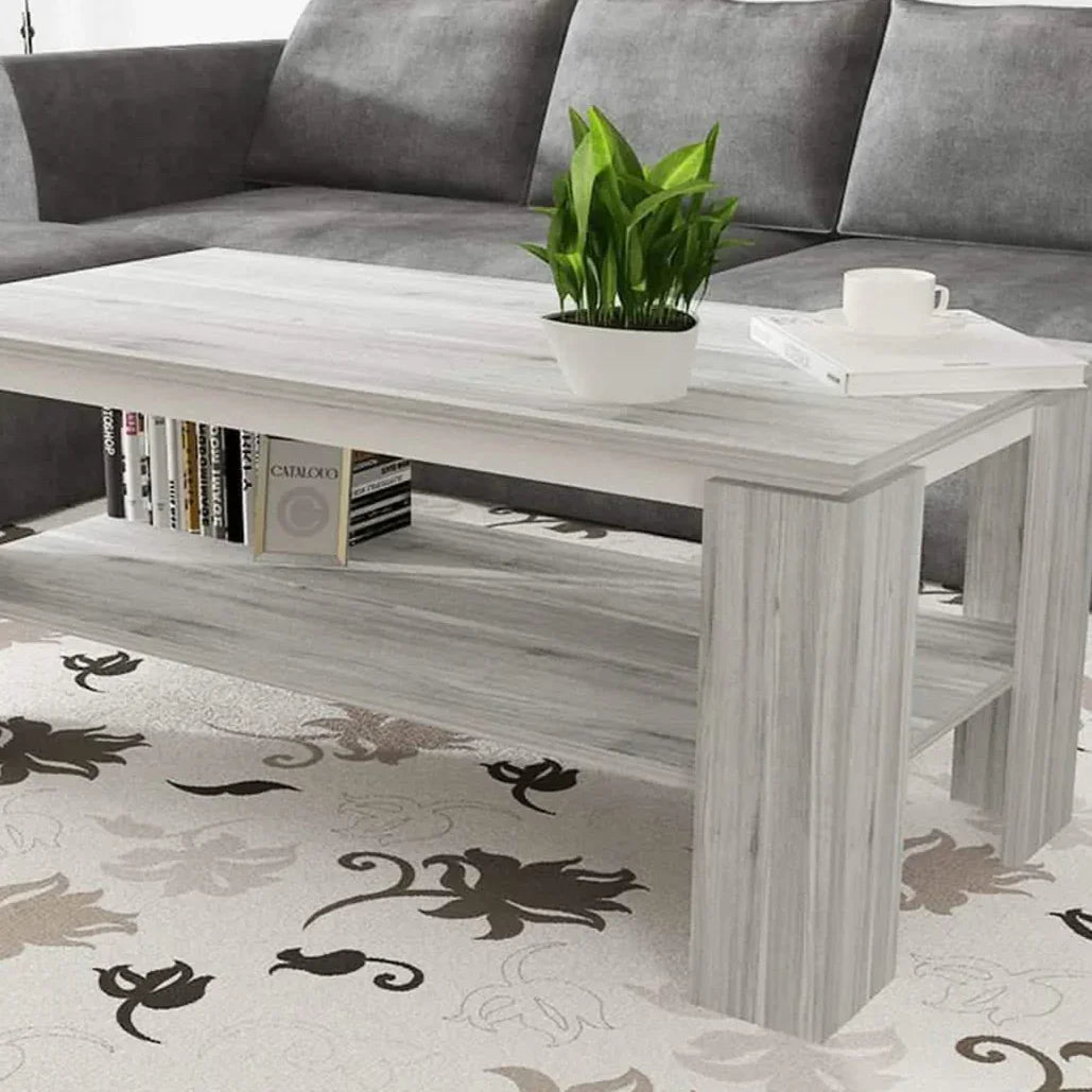 ترابيزة قهوة ام دي اف، 100*50*45 سم