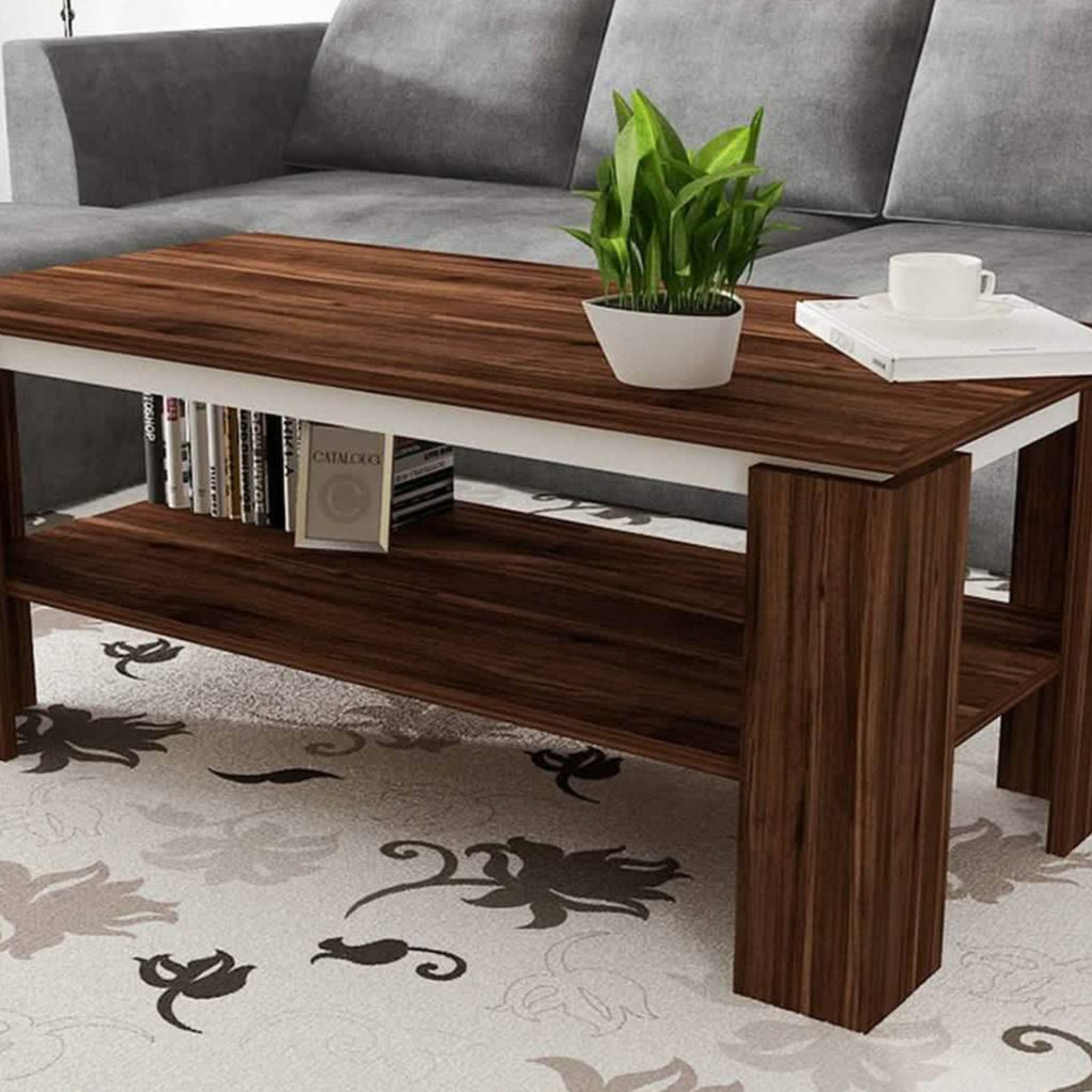 ترابيزة قهوة ام دي اف، 100*50*45 سم