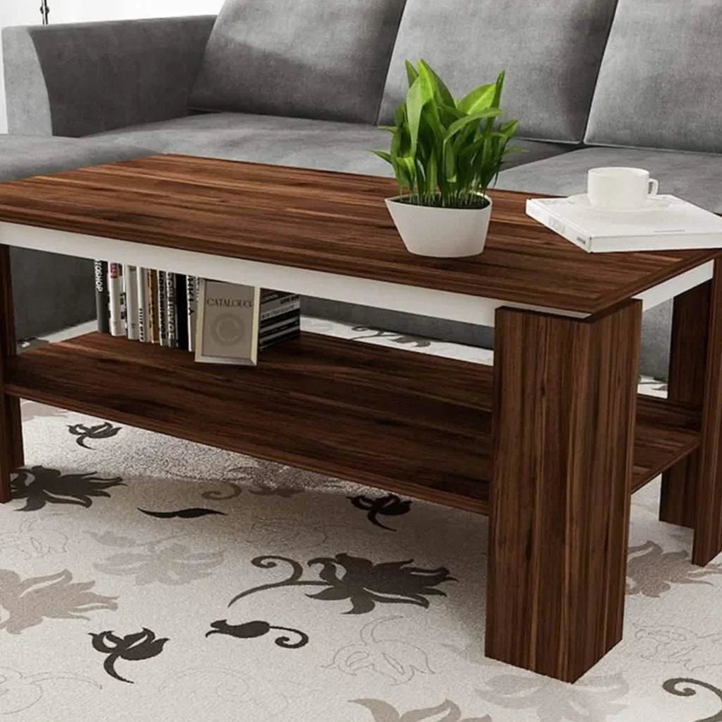 ترابيزة قهوة ام دي اف، 100*50*45 سم