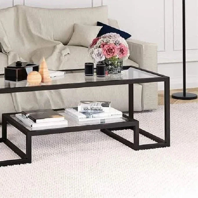 ترابيزة قهوة ستيل، 100*50*50 سم