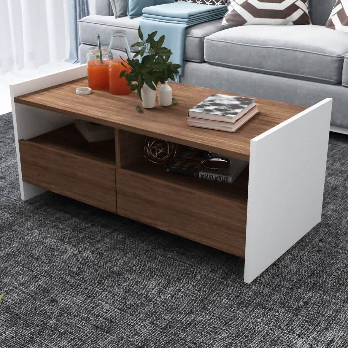 تسوق الأن من هومكس  ترابيزة قهوة ام دي اف 100*55*50 سم - CLG421 بأفضل سعر وأفضل جودة 