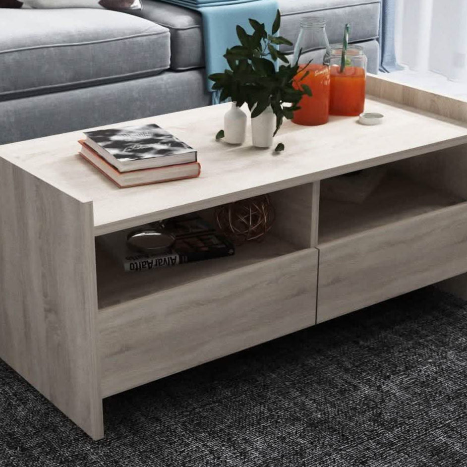 ترابيزة قهوة ام دي اف، 100*55*50 سم