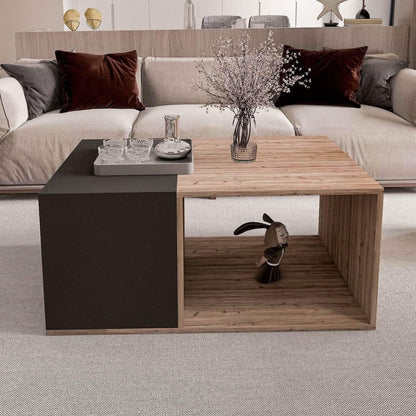 تسوق الأن من هومكس  ترابيزة قهوة ام دي اف 100*60*40 سم - ZAT8 بأفضل سعر وأفضل جودة 