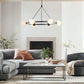 نجفة معدن و زجاج 100*80 سم - YLG21 Y-Lights