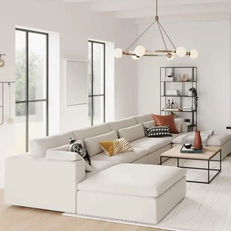 نجفة معدن و زجاج 100*80 سم - YLG21 Y-Lights