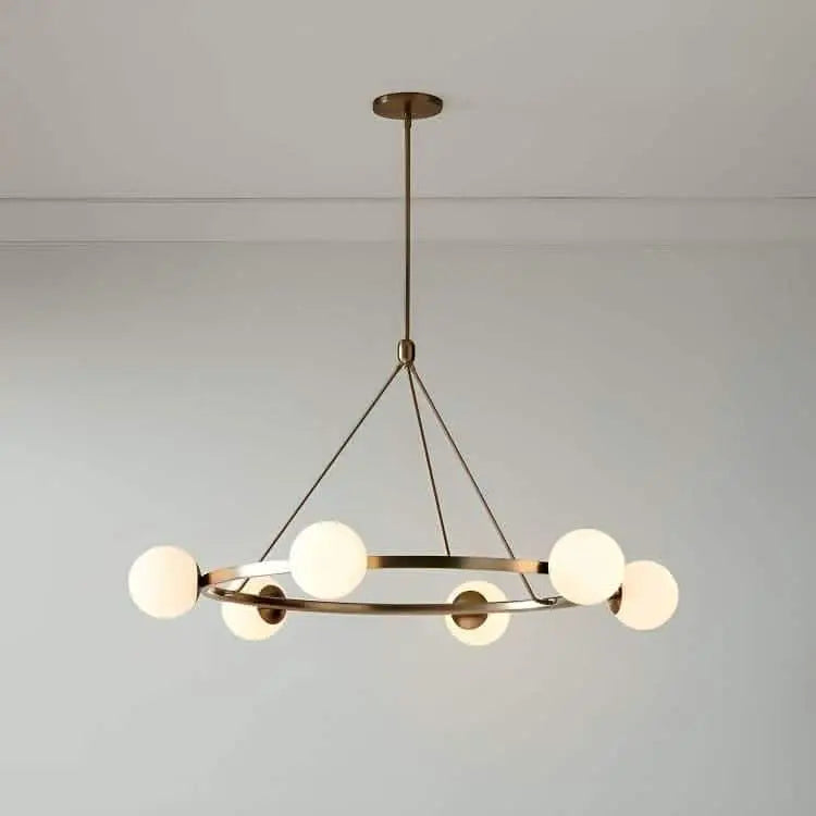 نجفة معدن و زجاج، 80*100 سم