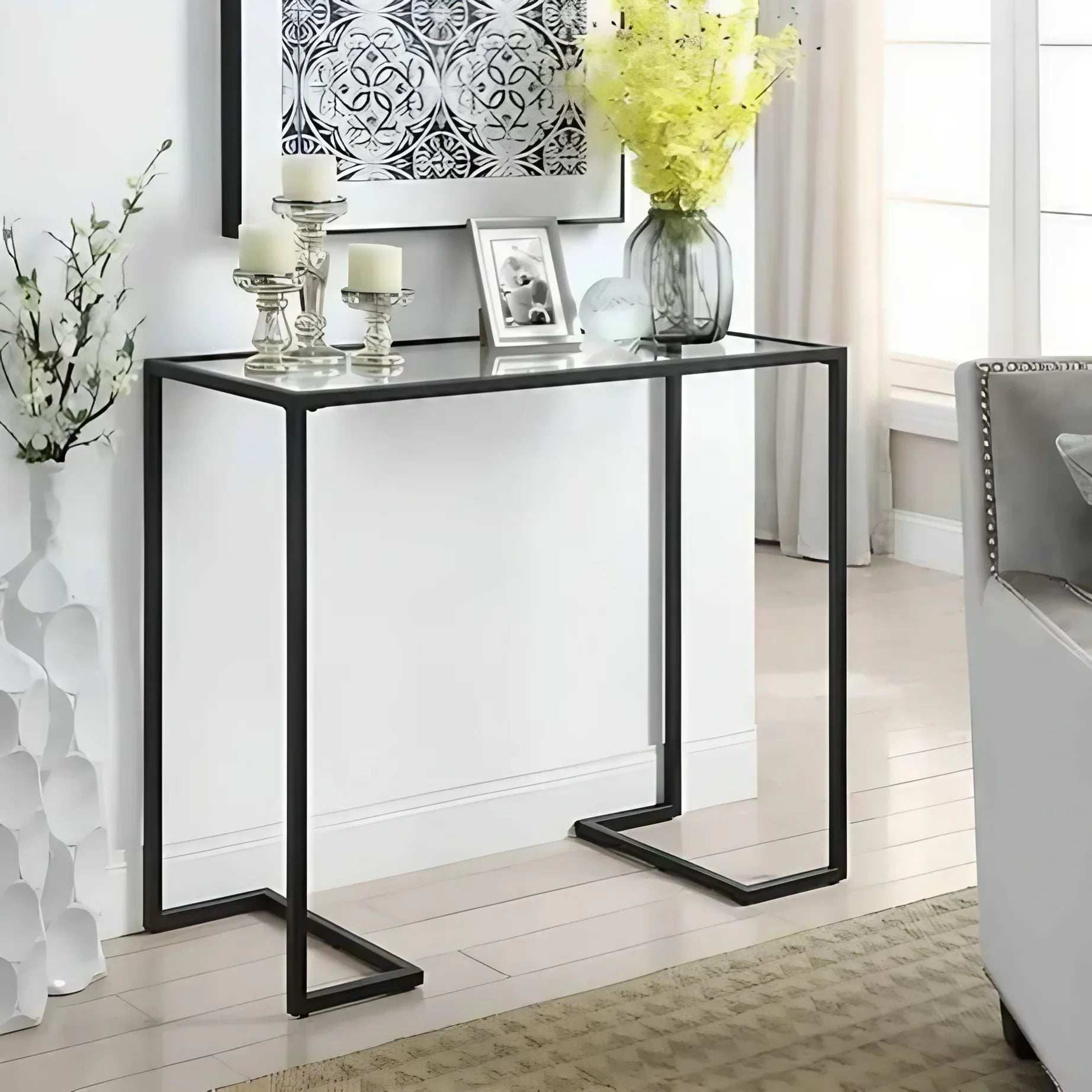 كونسول معدن، 100*35*90 سم
