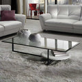 ترابيزة قهوة بسطح زجاج 50*100*40 سم - RON88 Royal Iron