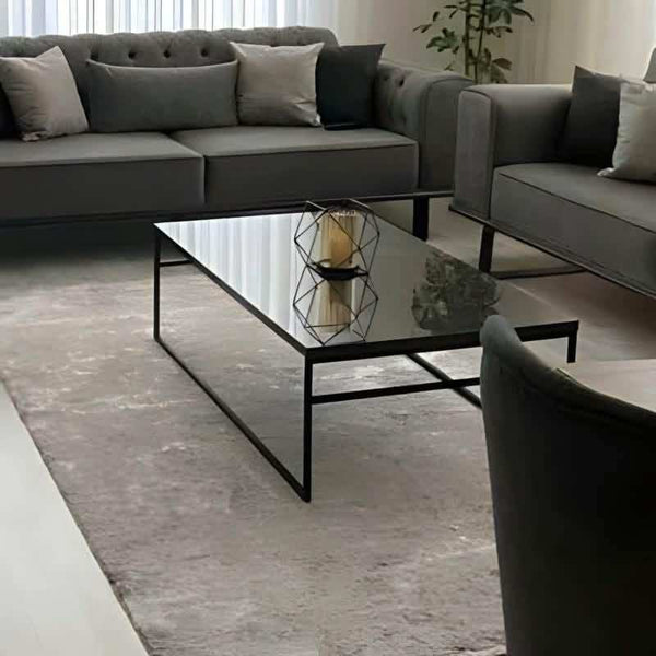 ترابيزة قهوة زجاج 60*100*40 سم - RON75 Royal Iron
