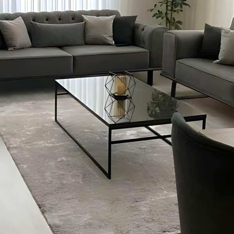 ترابيزة قهوة زجاج 60*100*40 سم - RON75 Royal Iron