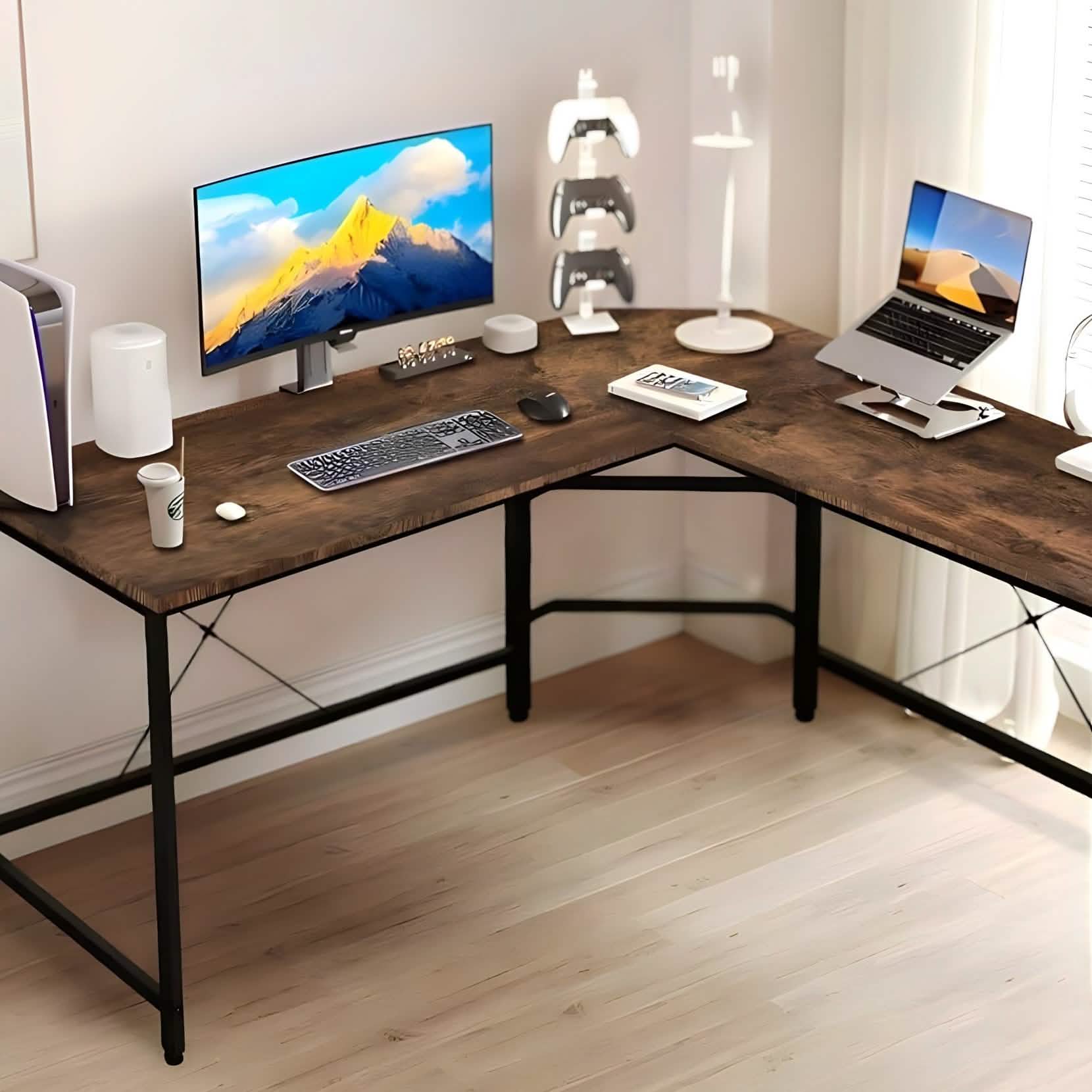 مكتب معدن، 130*110*75 سم