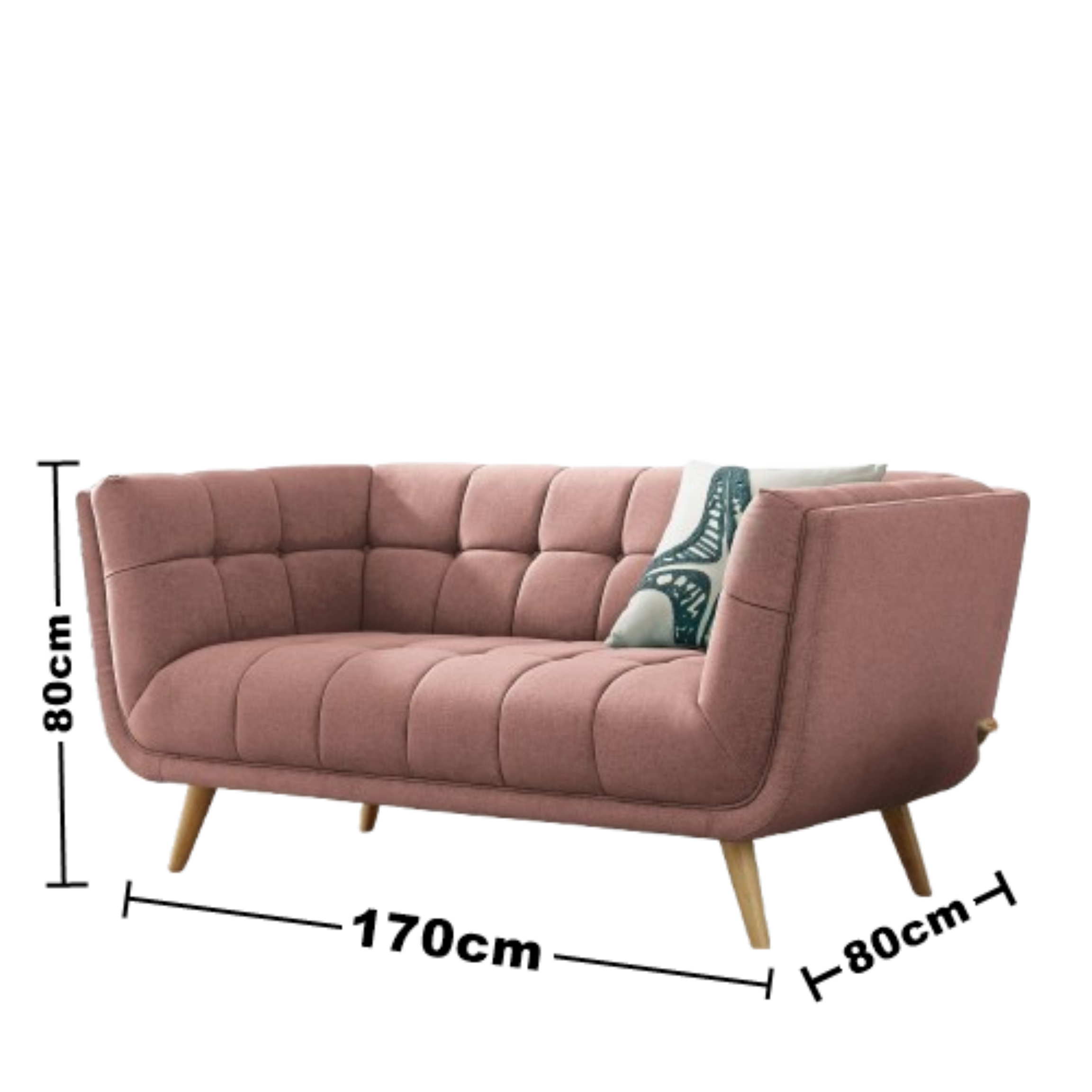 طقم كنب خشب زان أحمر - KAR88